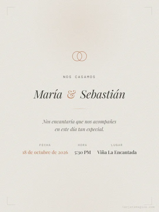 Invitaciones de boda