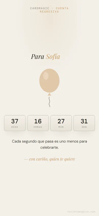Tarjetas de cumpleaños